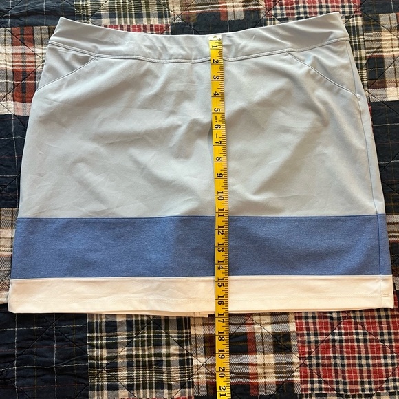Adidas Blue and White Mini Skort - Picture 10 of 11